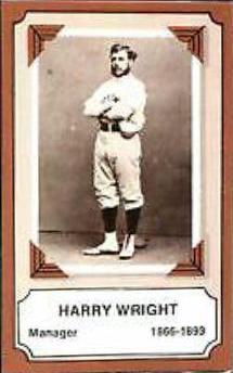 1975 Fleer Pioneers of Baseball Harry Wright #2 card