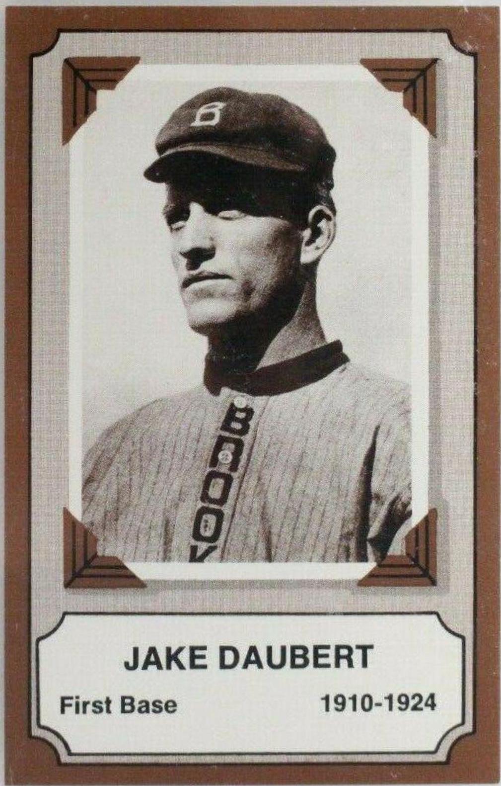 1975 Fleer Pioneers of Baseball Jake Daubert #24 card