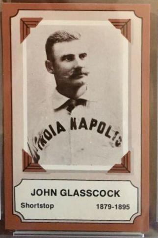 1975 Fleer Pioneers of Baseball John Glasscock #21 card