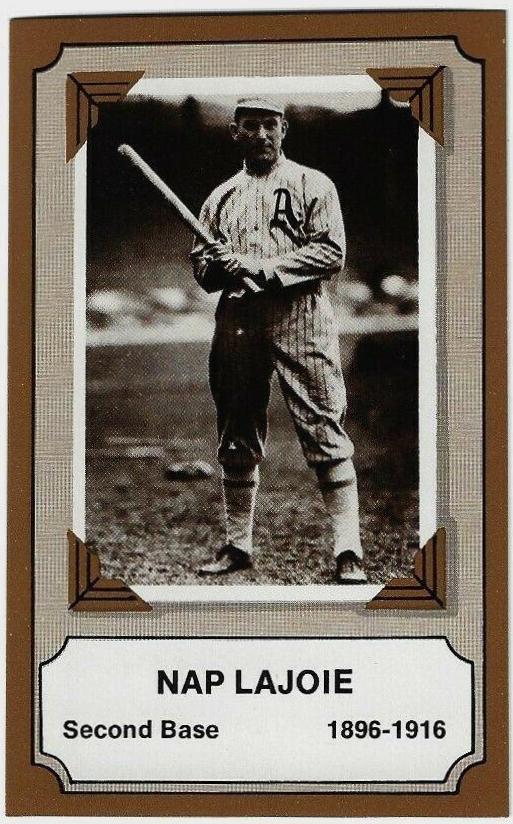1975 Fleer Pioneers of Baseball Nap Lajoie #18 card