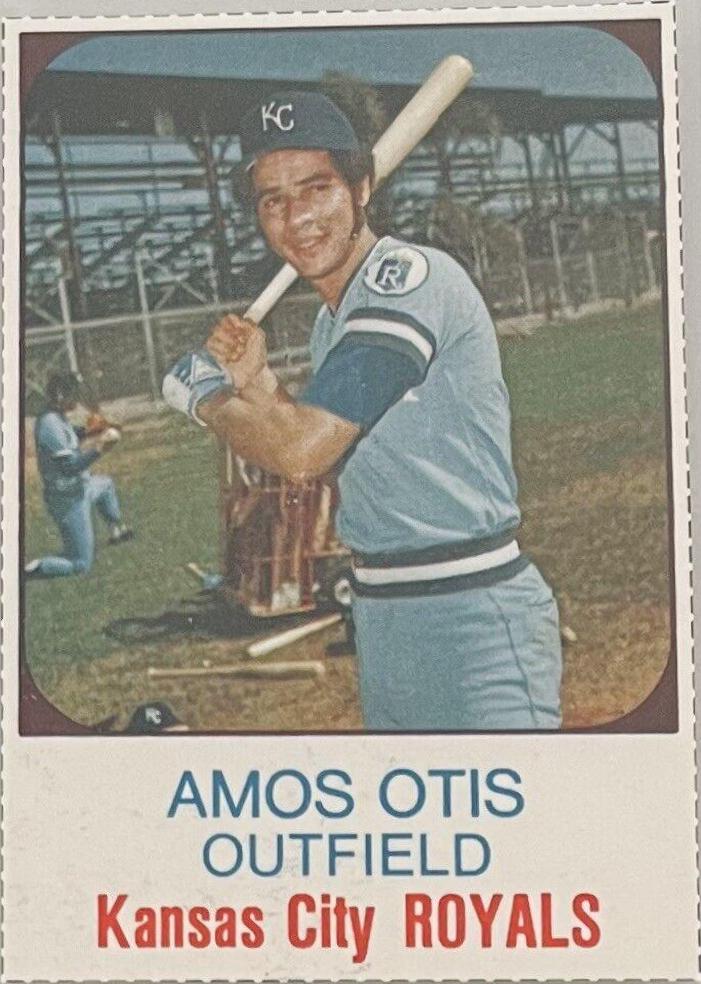 1975 Hostess Amos Otis [Hand Cut] #50 card