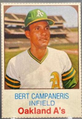 1975 Hostess Bert Campaneris [Hand Cut] #28 card