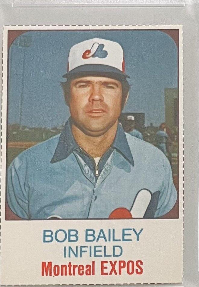 1975 Hostess Bob Bailey [Hand Cut] #55 card