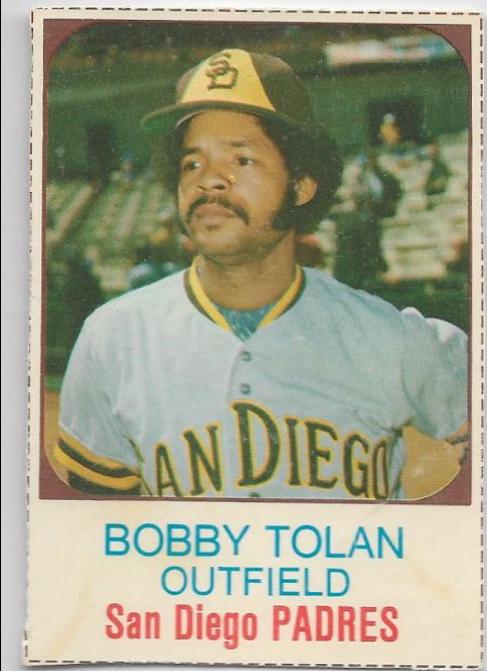 1975 Hostess Bobby Tolan [Hand Cut] #1 card