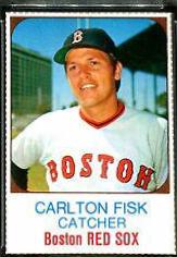 1975 Hostess Carlton Fisk [Hand Cut] #143 card