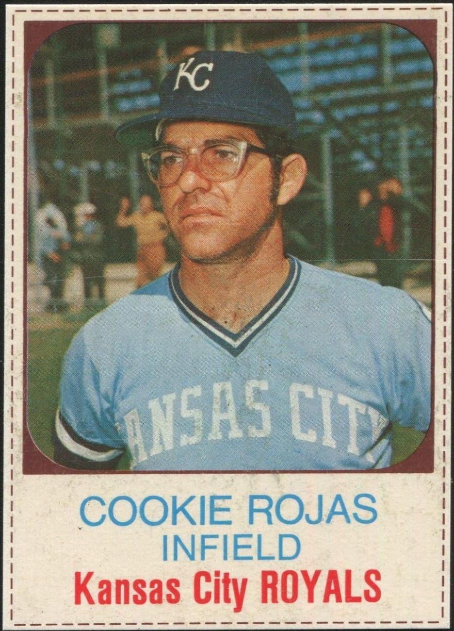 1975 Hostess Cookie Rojas [Hand Cut] #2 card