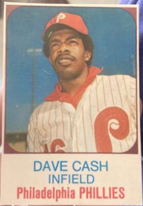 1975 Hostess Dave Cash [Hand Cut] #93 card