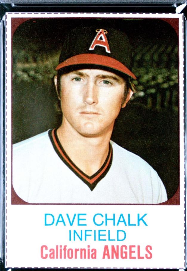 1975 Hostess Dave Chalk [Hand Cut] #46 card