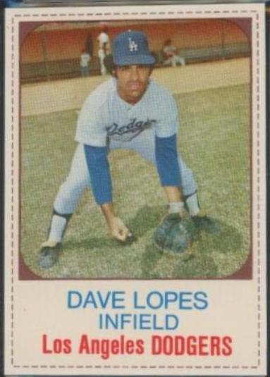 1975 Hostess Dave Lopes [Hand Cut] #67 card