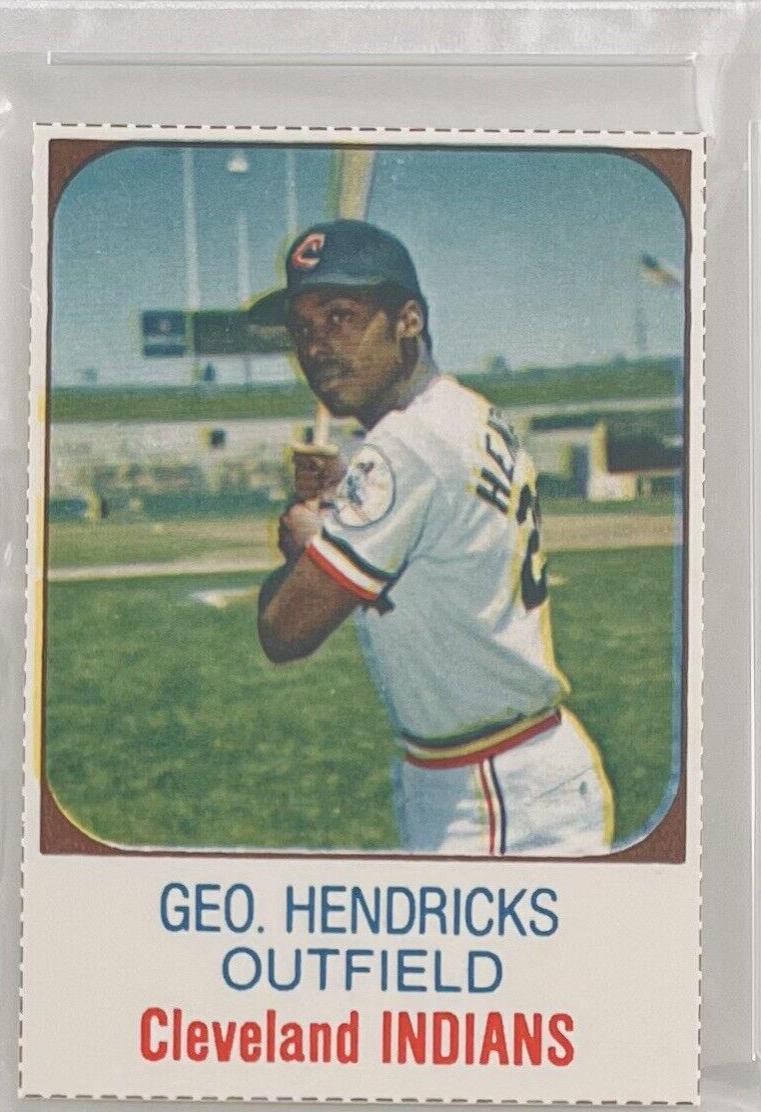 1975 Hostess Geo. Hendricks [Hand Cut Hendrick] #140 card