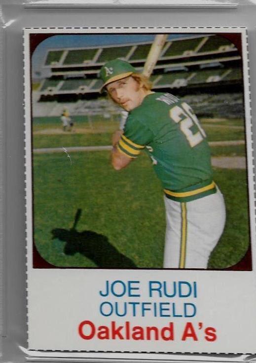1975 Hostess Joe Rudi [Hand Cut] #40 card