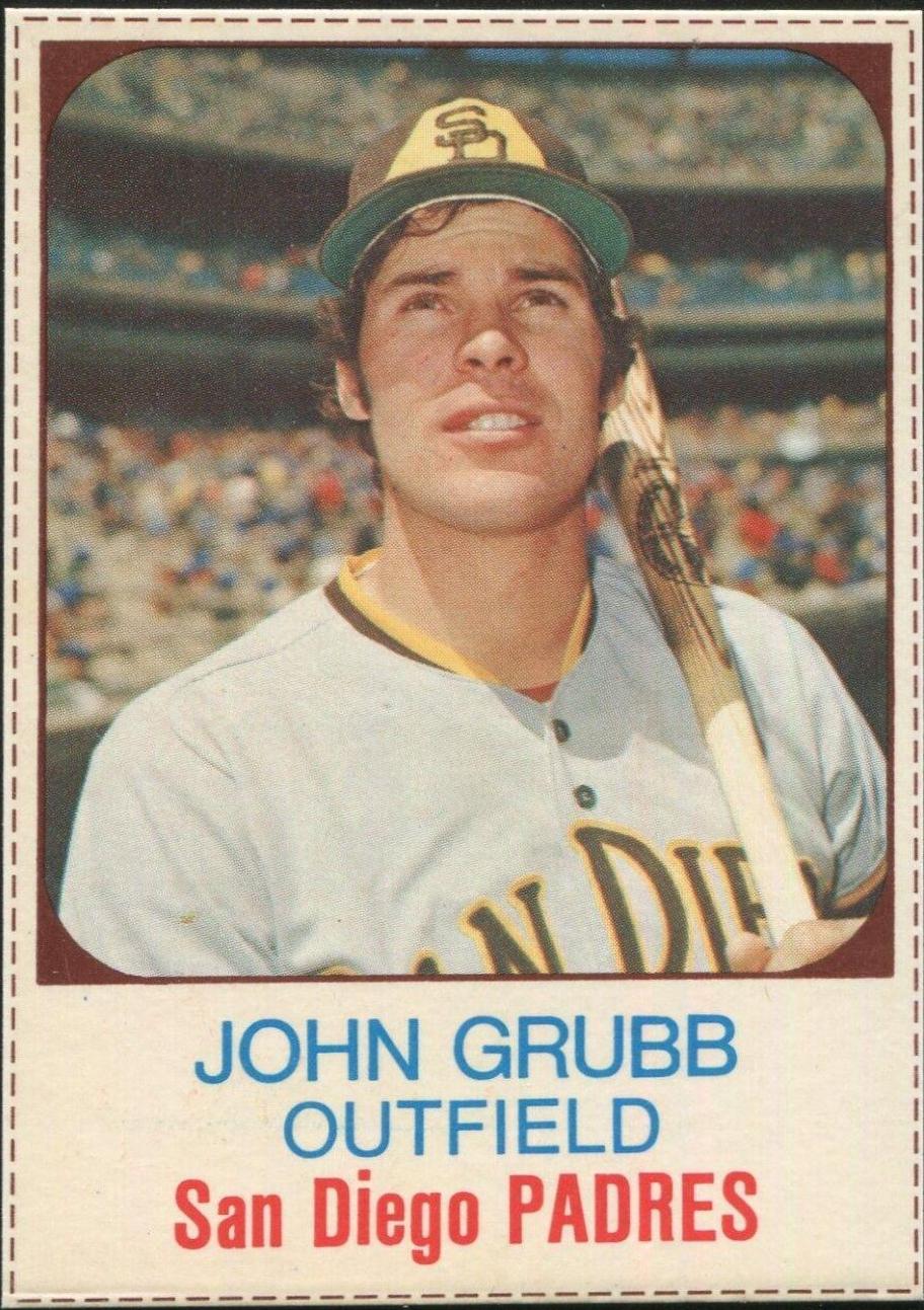 1975 Hostess John Grubb [Hand Cut] #109 card