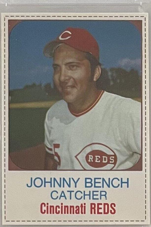 1975 Hostess Johnny Bench [Hand Cut] #83 card