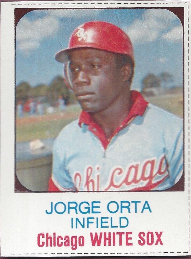 1975 Hostess Jorge Orta [Hand Cut] #122 card