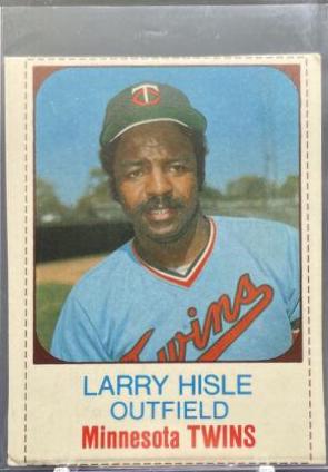 1975 Hostess Larry Hisle [Hand Cut] #128 card