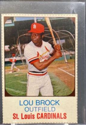 1975 Hostess Lou Brock [Hand Cut] #23 card
