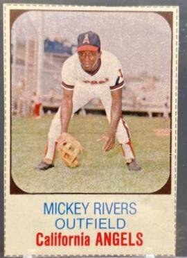 1975 Hostess Mickey Rivers [Hand Cut] #22 card