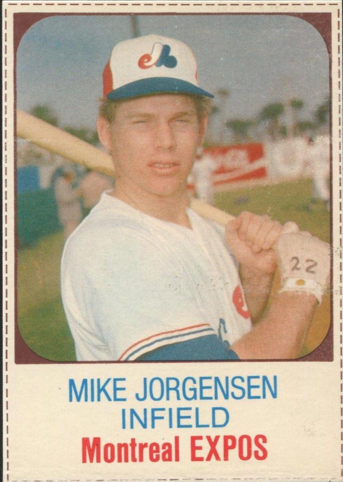 1975 Hostess Mike Jorgensen [Hand Cut] #105 card