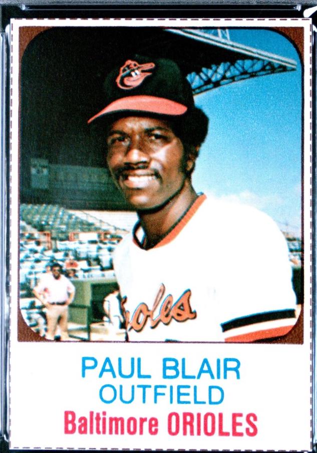 1975 Hostess Paul Blair [Hand Cut] #12 card
