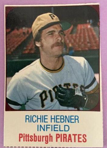 1975 Hostess Richie Hebner [Hand Cut] #57 card