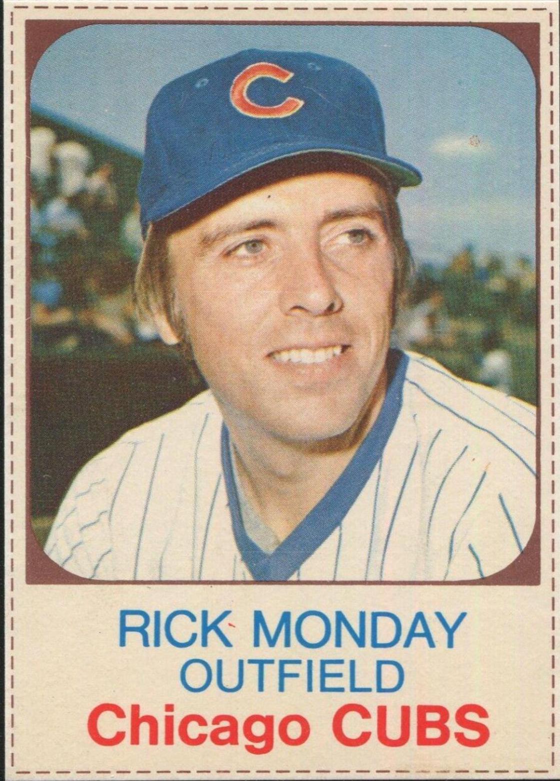 1975 Hostess Rick Monday [Hand Cut] #113 card