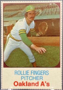 1975 Hostess Rollie Fingers [Hand Cut] #52 card