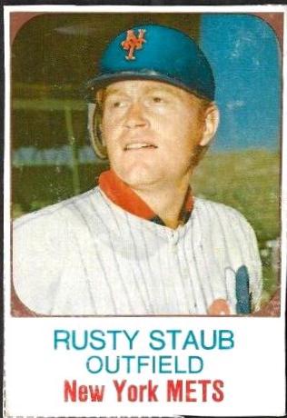 1975 Hostess Rusty Staub [Hand Cut] #129 card
