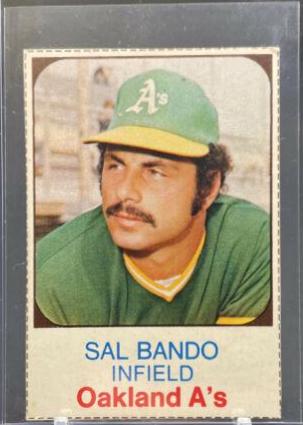 1975 Hostess Sal Bando [Hand Cut] #4 card