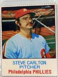 1975 Hostess Steve Carlton [Hand Cut] #63 card