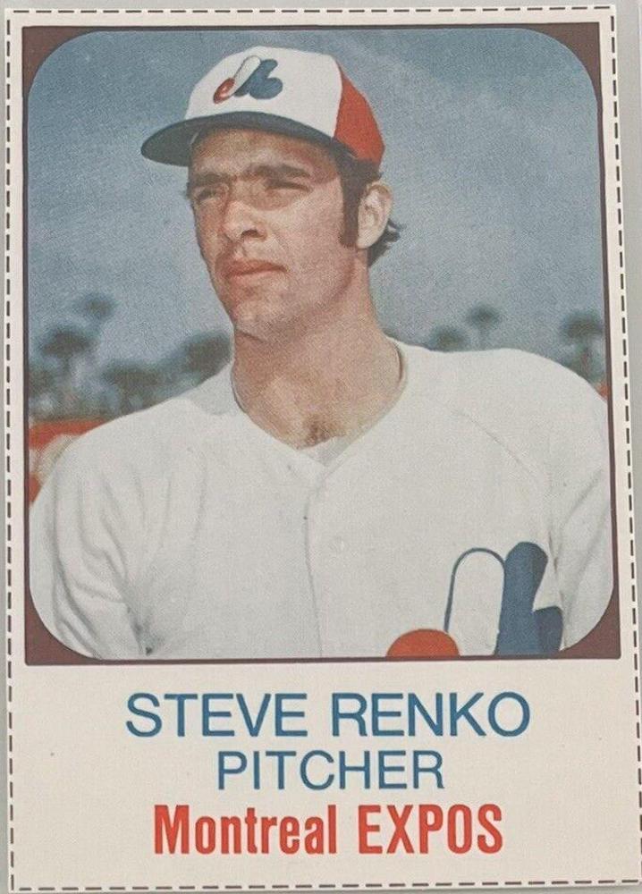 1975 Hostess Steve Renko [Hand Cut] #69 card