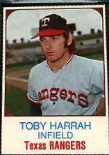 1975 Hostess Toby Harrah [Hand Cut] #14 card
