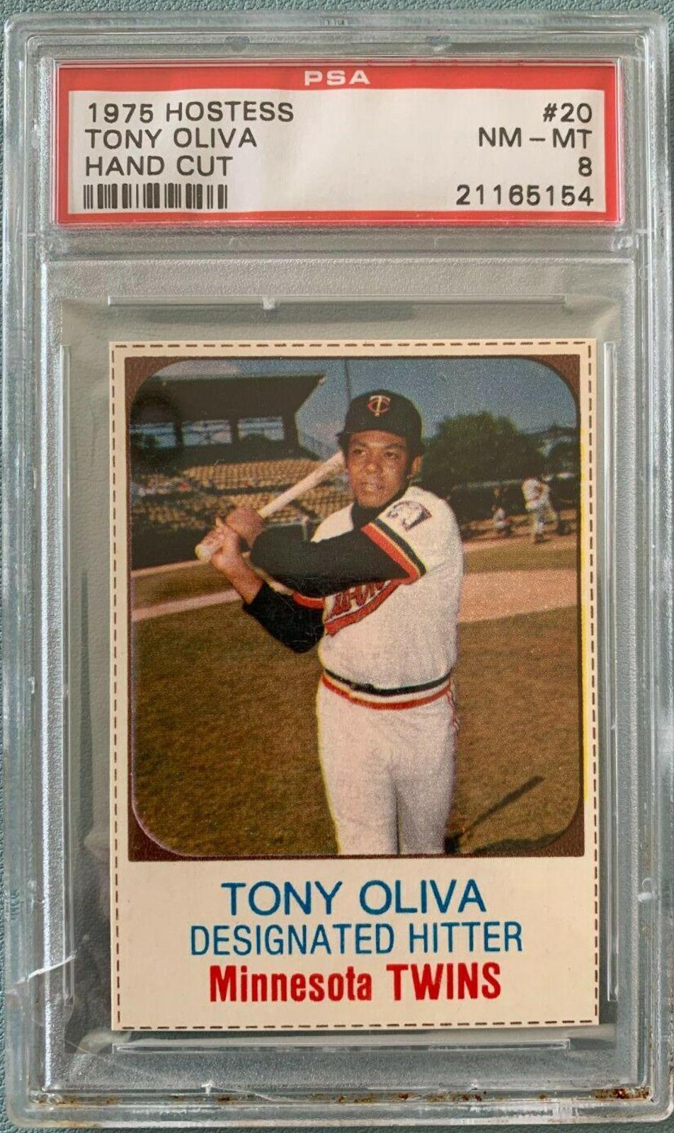 1975 Hostess Tony Oliva [Hand Cut] #20 card