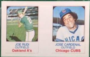 1975 Hostess Twinkies Joe Rudi [Hand Cut] #40 card