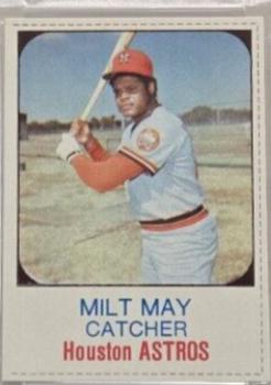 1975 Hostess Twinkies Milt May [Hand Cut Photo Lee May] #35 card