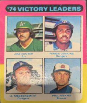 1975 Topps 1974 Victory Leaders #310 card
