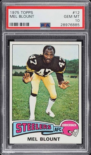 1975 Topps Mel Blount #12 card