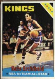 1975 Topps Nate Archibald All-Star #15 card