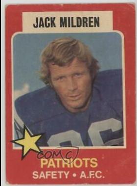 1975 Wonder Bread Jack Mildren #23 card