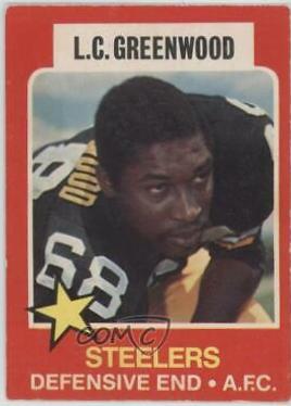 1975 Wonder Bread L.C. Greenwood #6 card