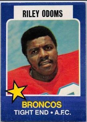 1975 Wonder Bread Riley Odoms #14 card