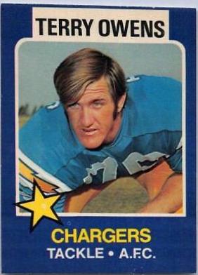1975 Wonder Bread Terry Owens #10 card