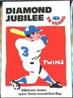 1976 Laughlin Diamond Jubilee Harmon Killebrew #13 card