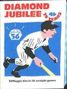 1976 Laughlin Diamond Jubilee Joe DiMaggio #25 card
