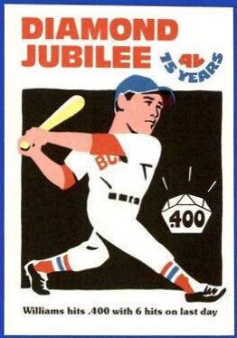 1976 Laughlin Diamond Jubilee Ted Williams #27 card