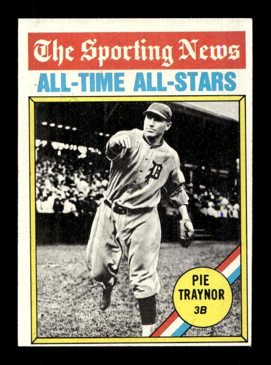 1976 Topps Pie Traynor [All Time All Star] #343 card