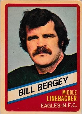 1976 Wonder Bread Bill Bergey #17 card