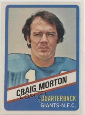 1976 Wonder Bread Craig Morton #1 card