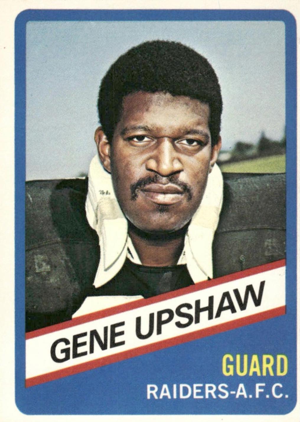 1976 Wonder Bread Gene Upshaw #9 card