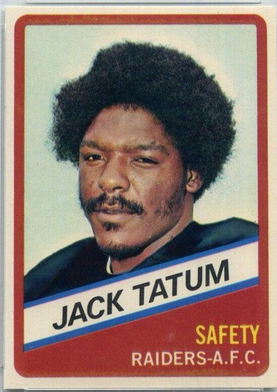 1976 Wonder Bread Jack Tatum [Town Talk] #20 card