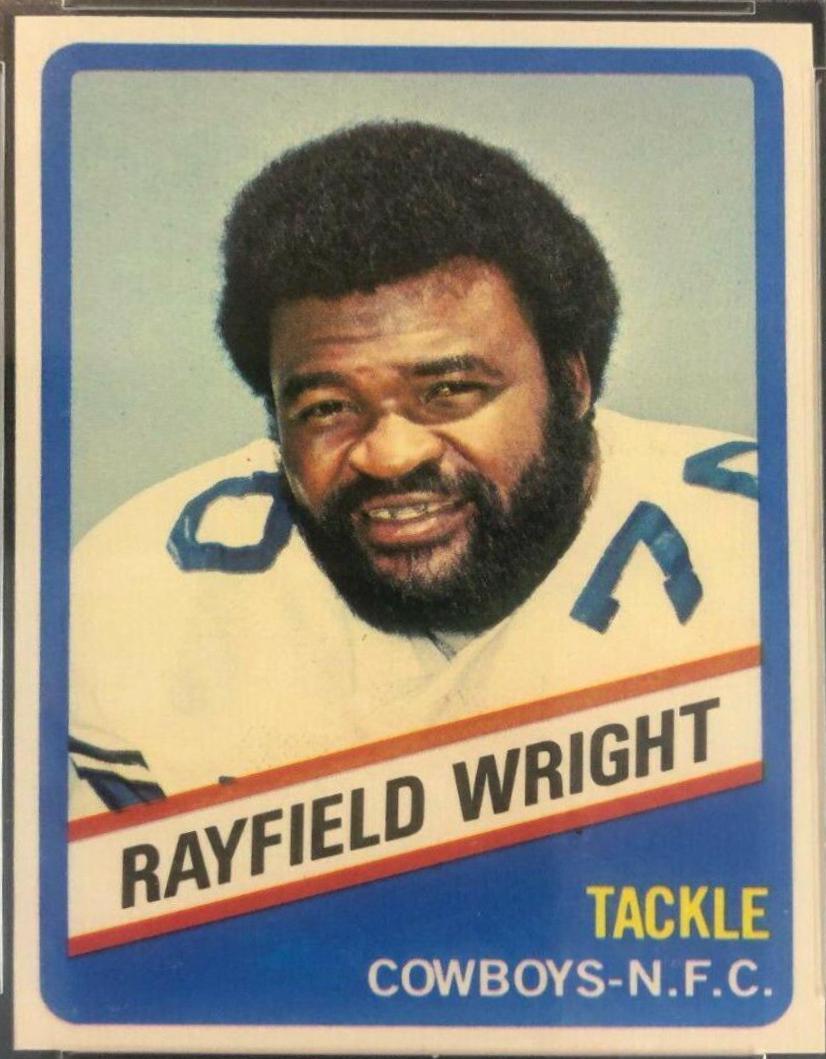 1976 Wonder Bread Rayfield Wright [Town Talk] #8 card